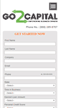 Mobile Screenshot of go2capital.com